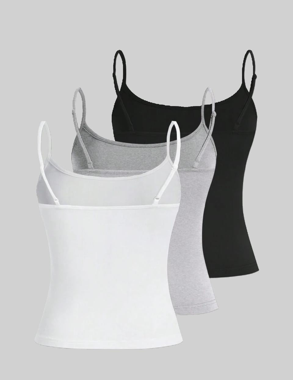 Grey Basic Crop Camisole