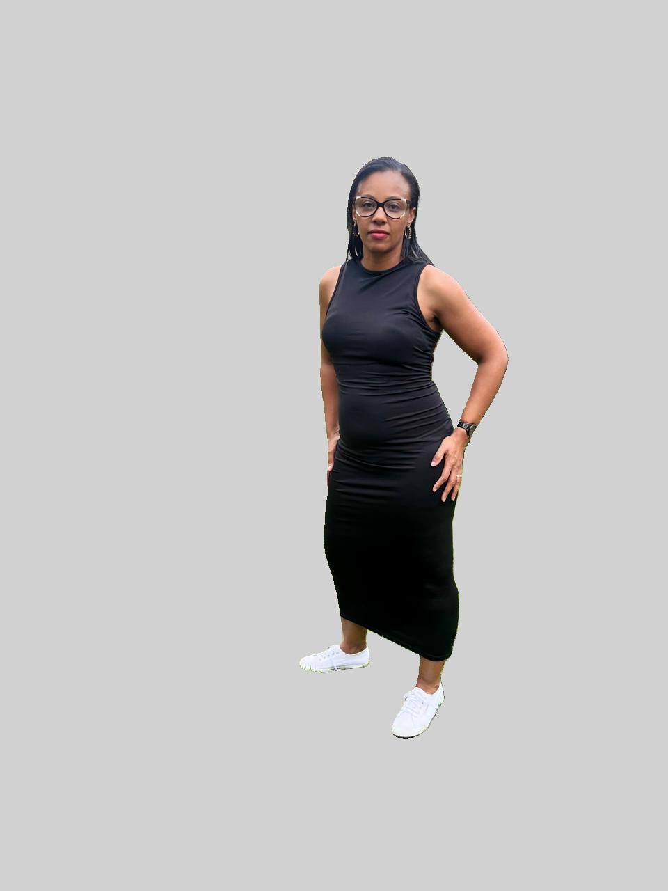 Black Long Bodycon Dress